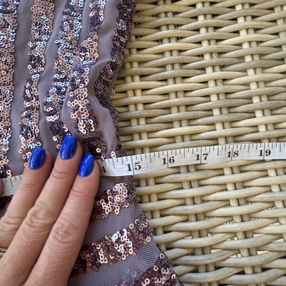 Anthropologie purple sequin
